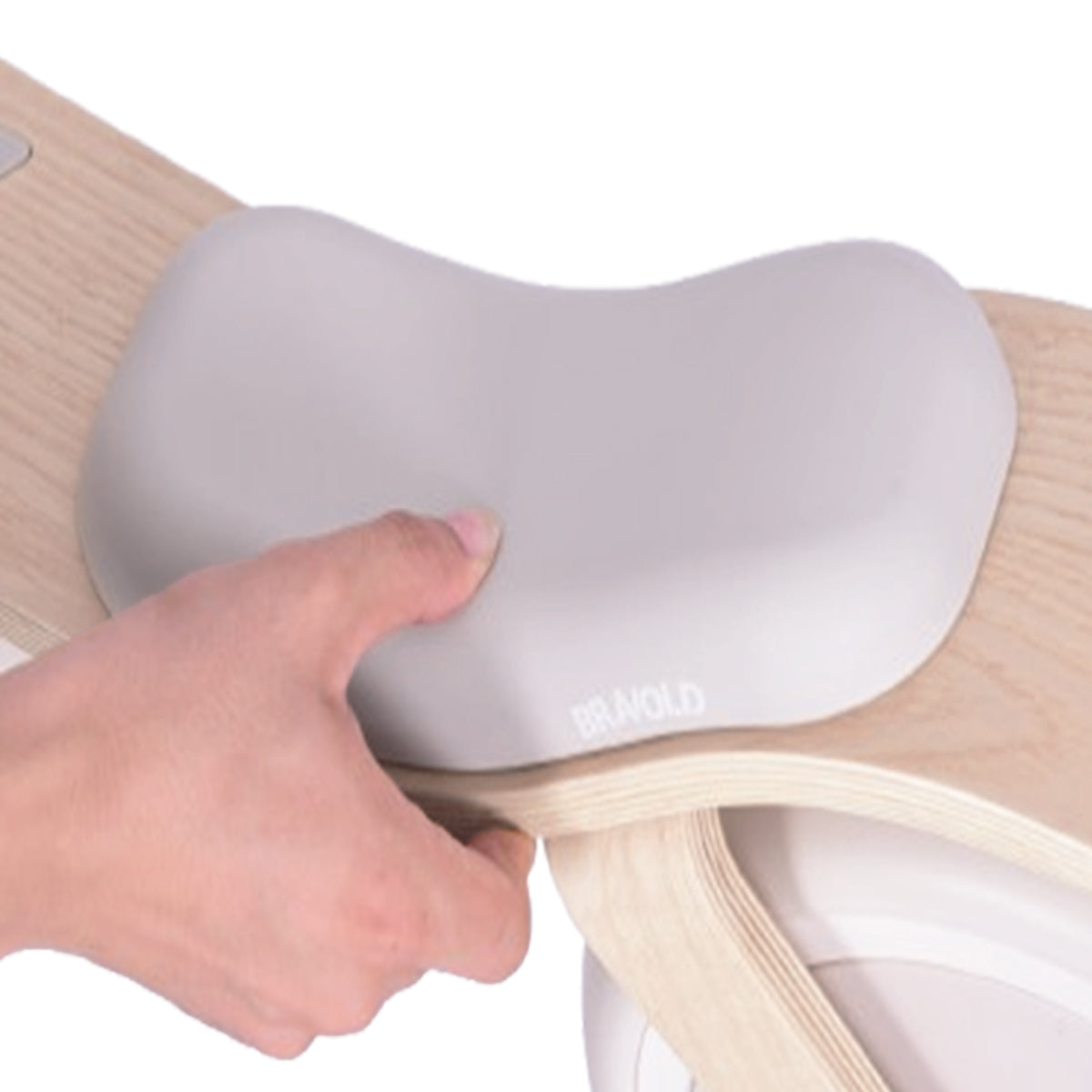 Bravold EcoBike Bicicleta de equilibrio de madera para niños (2-5 años) con asiento acolchado, ruedas silenciosas EVA y diseño premium