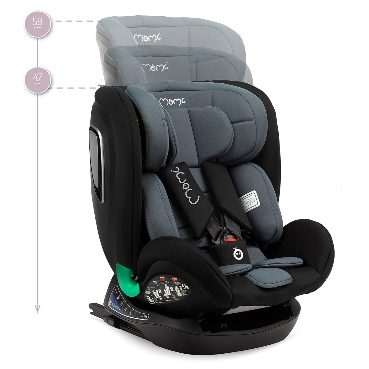 Silla de auto MoMi Urso 360 R129 de 0-36kg