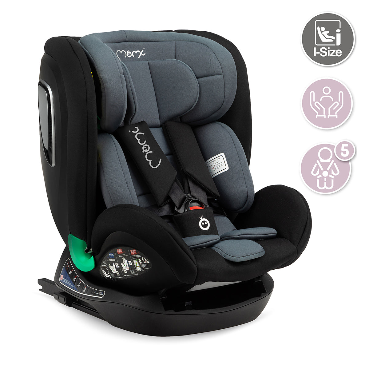 Silla de auto MoMi Urso 360 R129 de 0-36kg