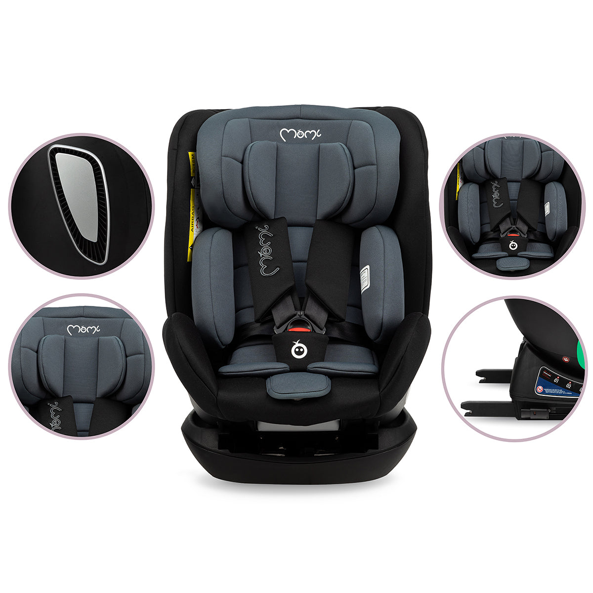 Silla de auto MoMi Urso 360 R129 de 0-36kg