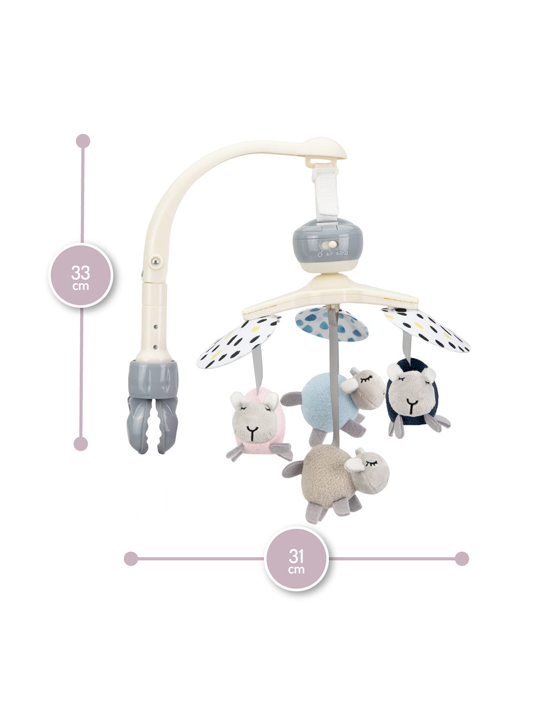 Carrusel para silla de auto, carrito, cuna y hamaca MoMi Kiki