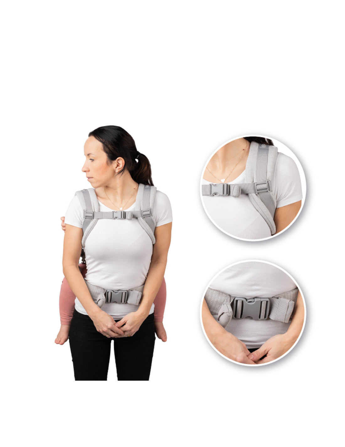 Mochila portabebé ergonómica MoMi Collet