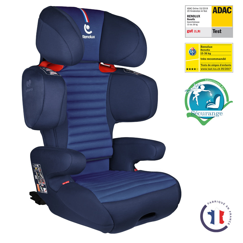 Silla de auto Renolux Renofix 2-3 (15-36 kg) Ocean Blue