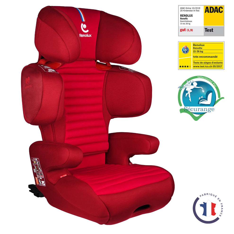 SILLA COCHE DE 15 A 36KG GRUPO 2/3 CON ISOFIX Y CINTURON QUICK FIX MOMI