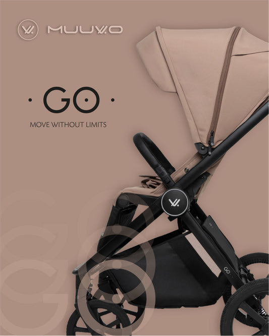 Muuvo Go Silla de paseo con accesorios