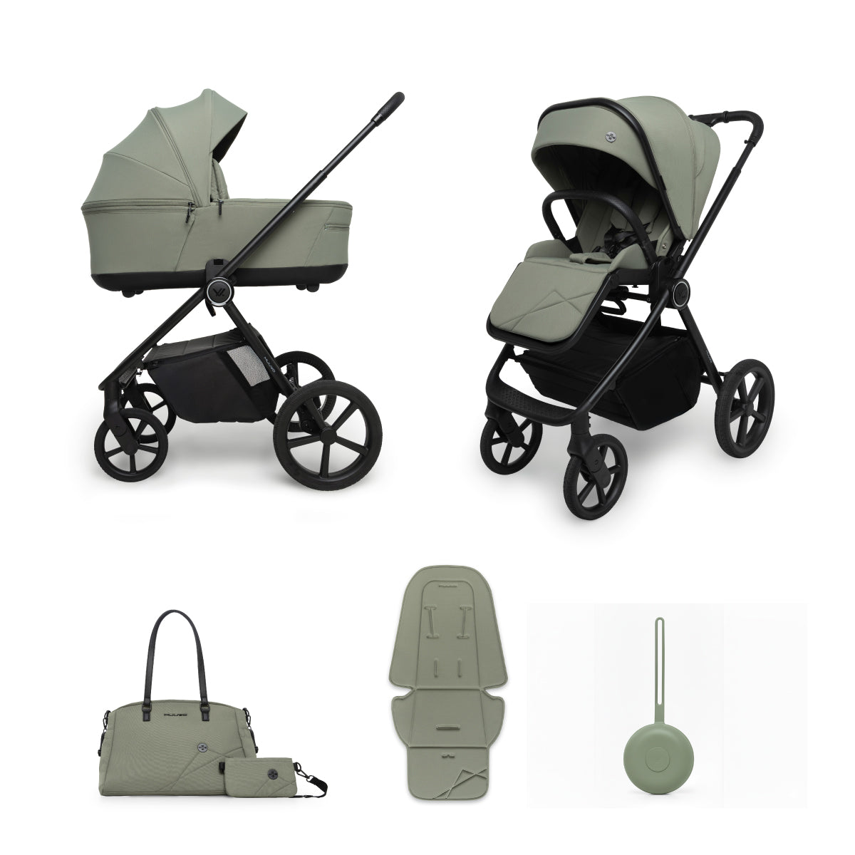 Muuvo One Carro Duo con accesorios