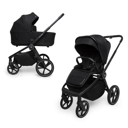 Muuvo Fold Carro de Bebé Dúo con Capazo Plegable y Accesorios