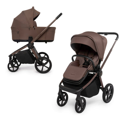 Muuvo Fold Carro de Bebé Dúo con Capazo Plegable y Accesorios