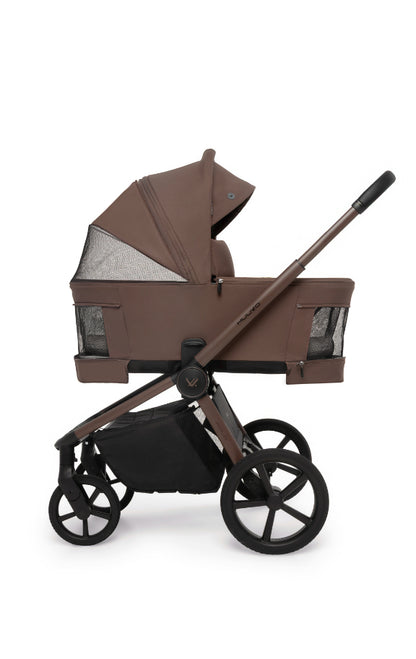 Muuvo Fold Carro de Bebé Dúo con Capazo Plegable y Accesorios
