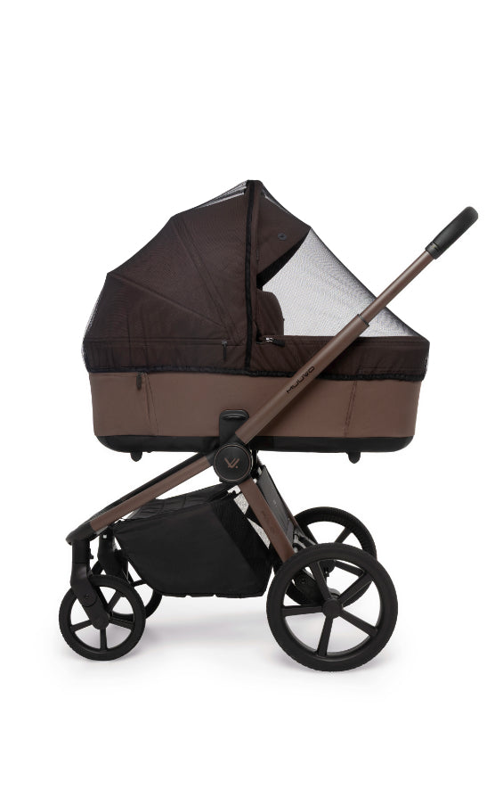 Muuvo Fold Carro de Bebé Dúo con Capazo Plegable y Accesorios