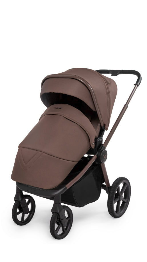 Muuvo Fold Carro de Bebé Dúo con Capazo Plegable y Accesorios