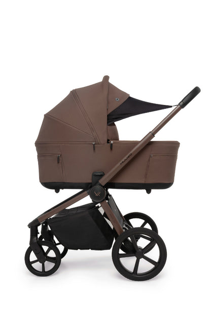 Muuvo Fold Carro de Bebé Dúo con Capazo Plegable y Accesorios