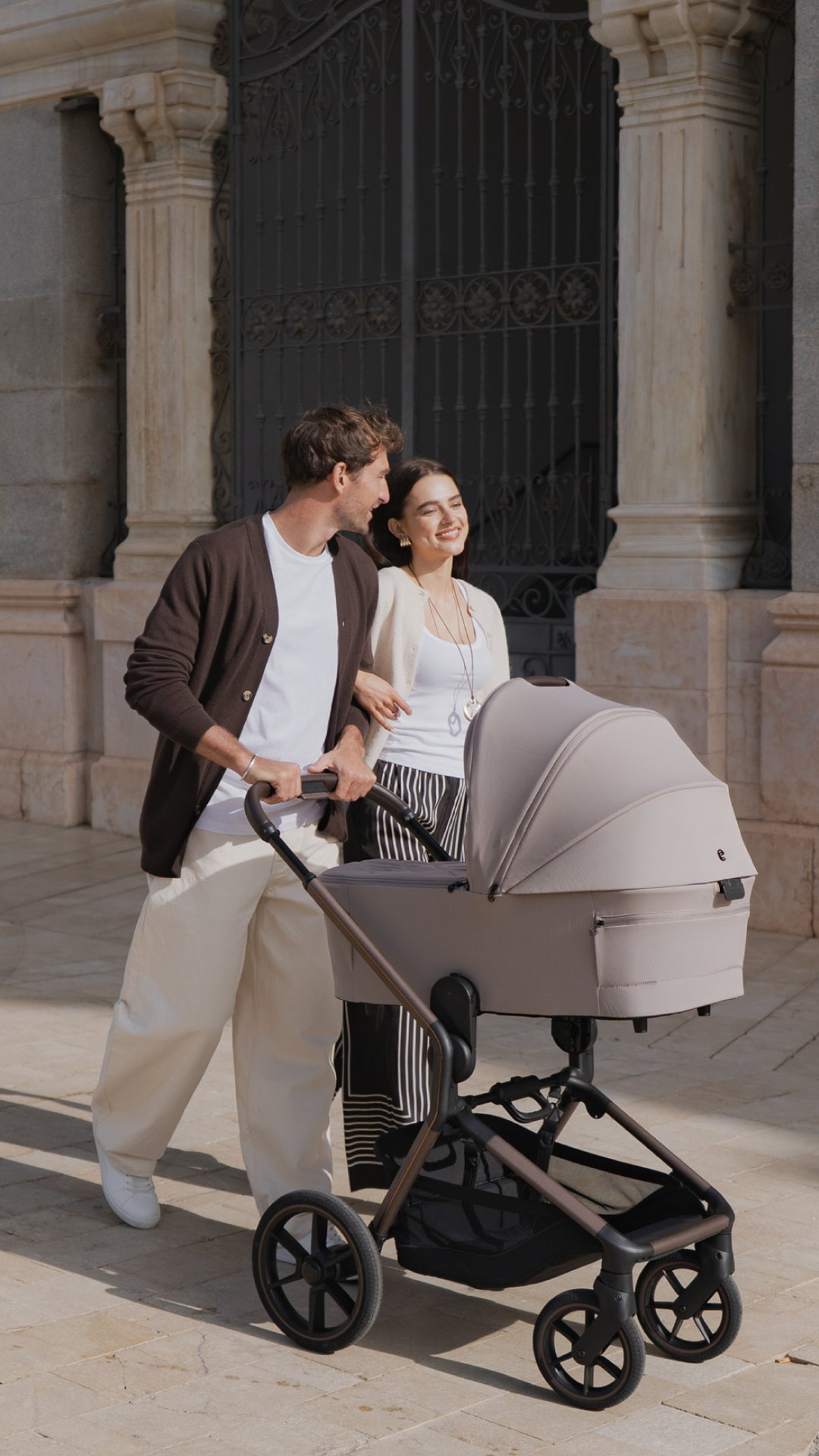 Carro de bebé Espiro Noble con capazo plegable