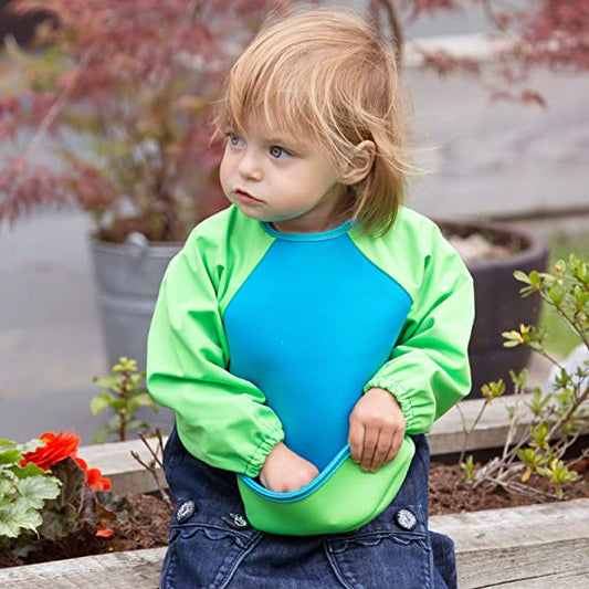 Babero de silicona con mangas Bibetta Ultrabib