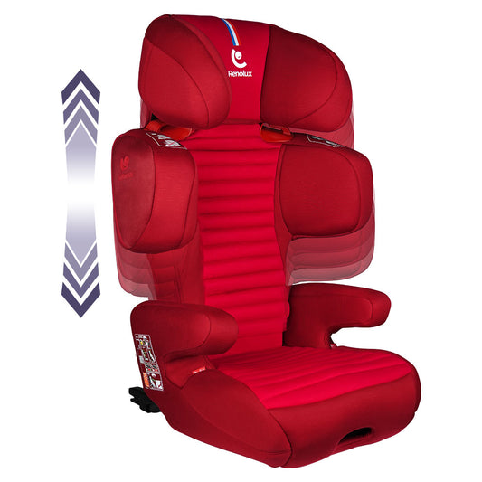 Silla de auto Renolux Renofix 2-3 (15-36 kg) Passion Red