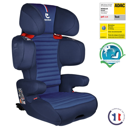 Silla de auto Renolux Renofix 2-3 (15-36 kg) Ocean Blue